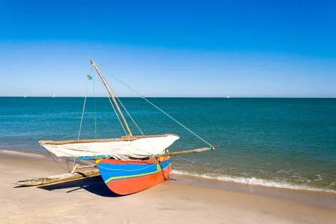 Outrigger canoe Stock Photos