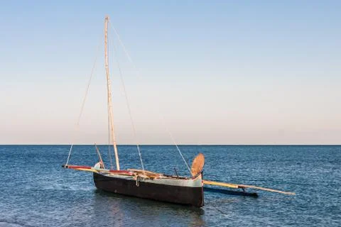 Outrigger canoe Stock Photos