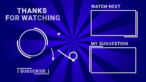 Outro end screen video next video my suggestion green screen animation outr.. Video stock 255008233