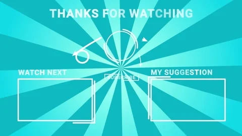 Outro end screen video next video my suggestion green screen animation outr.. Video stock 255102603