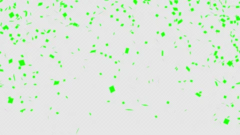 Outro or intro on empty chroma key shatters into little pieces 스톡 동영상 294263621