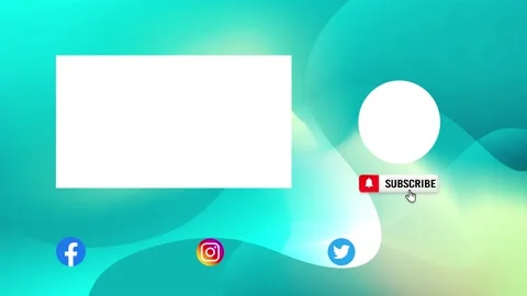 Outro Youtube Stock Footage 208825562