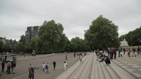 Outside the Albert Hall, London Stock Footage 50327445