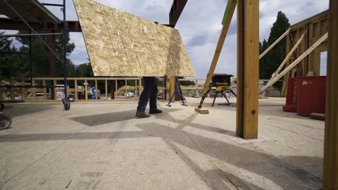 The outside of a building Stock Footage 155535392