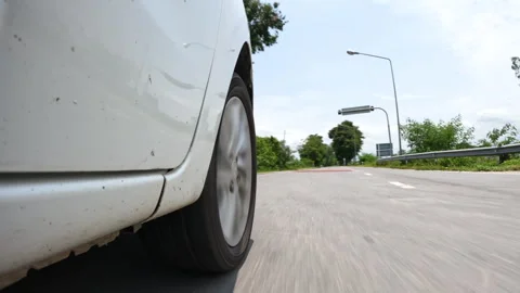 Outside car POV Stock Footage 246702590