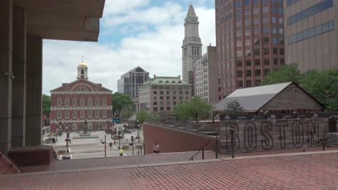 Outside City Hall Stock Footage 135272012