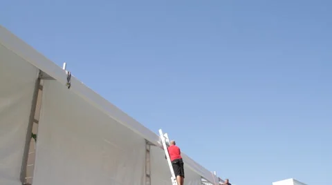 Outside construction Stock Footage 64128765