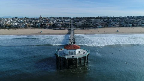 Outside drone hover shot, high angle - * Some Color * Video stock 90084057