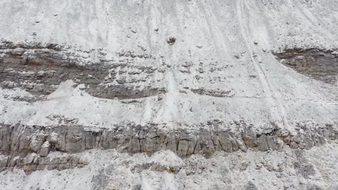 Outside exercise running on the edge of Throne of Zeus Mount Olympus Greece Stock Footage 332131889