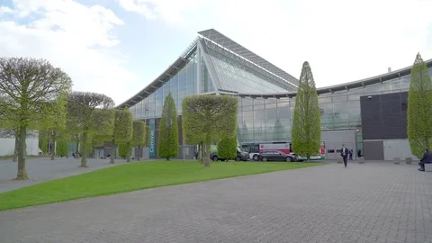 The outside look of the building in Hano... | Stock Video | Pond5