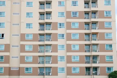 Outside of modern building. Stock Photos