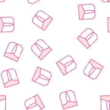 Outside pocket vector seamless pattern Stock Illustration