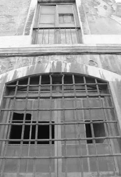 Outside the prison Stock Photos