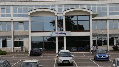 Outside school facilities 스톡 동영상 126960658