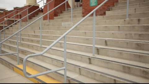 Outside Steps 스톡 동영상 8539980
