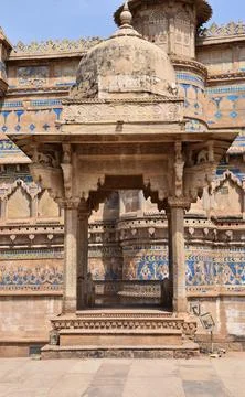 Outside Structure of Man Singh Palace Foto stock