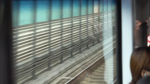 Outside the subway window Stock Footage 118091603