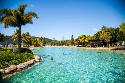 Outside Swimmingpool Stock Photos