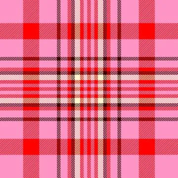 Outside tartan seamless texture, surface fabric pattern vector. Cowboy back.. Stock Illustration
