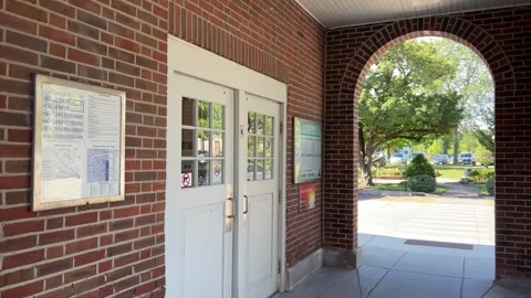 Outside the Train Station Stock Footage 250276743