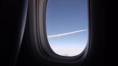 Outside view of a flight Video stock 121574460