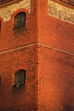 The outside view of a jail in Berlin Stock Photos
