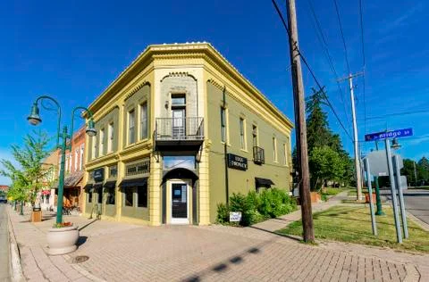 Outside view of Ledges Chiropractic Stock Photos