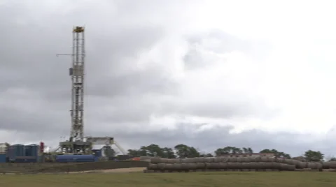 Outside View of Refinery Stock Footage 44474637