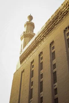 Outside view of sultan hasan mosque Stock Photos