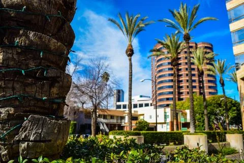 Outside views of the  Studio Warner Bros Los Angeles. Studio Tour Hollywood Stock Photos