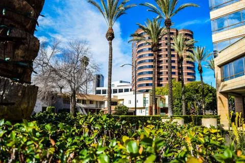 Outside views of the  Studio Warner Bros Los Angeles. Studio Tour Hollywood Stock Photos