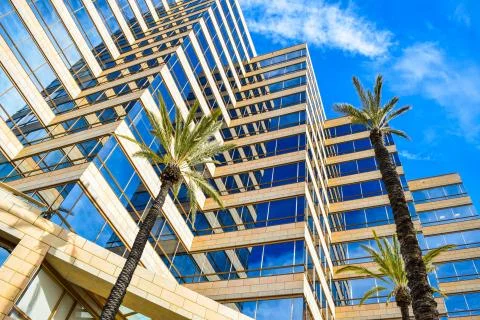 Outside views of the  Studio Warner Bros Los Angeles. Studio Tour Hollywood Stock Photos