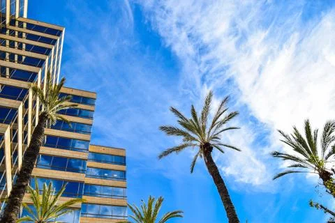 Outside views of the  Studio Warner Bros Los Angeles. Studio Tour Hollywood Stock Photos