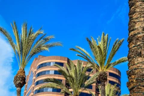 Outside views of the  Studio Warner Bros Los Angeles. Studio Tour Hollywood Stock Photos