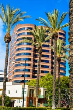Outside views of the  Studio Warner Bros Los Angeles. Studio Tour Hollywood Stock Photos