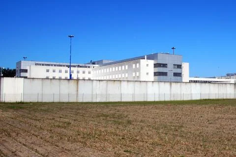 Outside wall of a Dutch Prison Foto stock