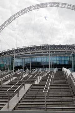 The outside of Wembely Stadium Stock Photos