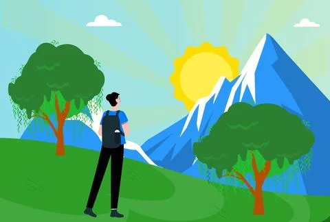 Outsider Concept Illustration Stock Illustration