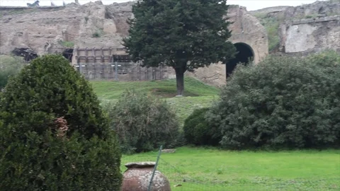 Outskirts of pompei pan left to right Stock Footage 252148488