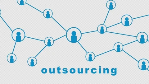 Outsorcing video illustration Stock Footage 271189440