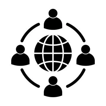 Outsource icon vector for graphic design, logo, web site, social media, mobil Stock Illustration