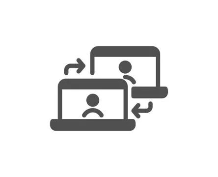 Outsource work icon. Job at home sign. Vector イラスト素材