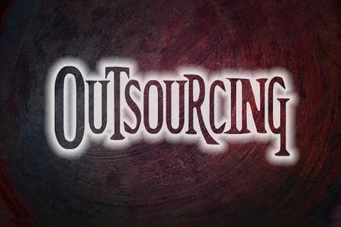 Outsourcing concept Stock Illustration