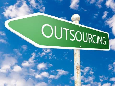 Outsourcing Stock Illustration