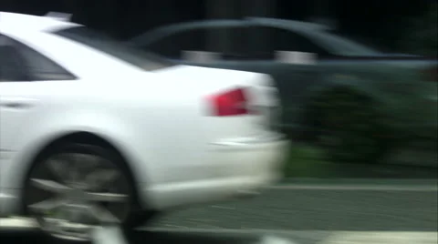 Outstanding Audi A8 L, side view of opening trunk, Audi Exclusive Limousine  Stock Footage 49760537