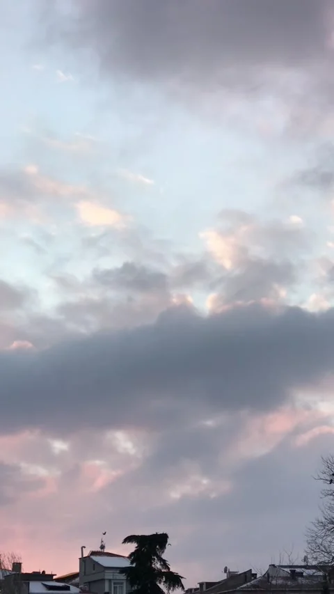 Outstanding dusk over Istanbul Stock Footage 233097683