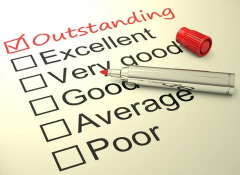 Outstanding Stock Illustration