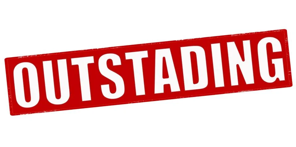 Outstanding Stock Illustration