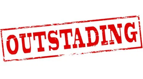 Outstanding Stock Illustration