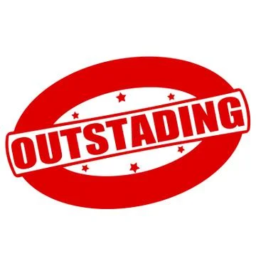 Outstanding Stock Illustration